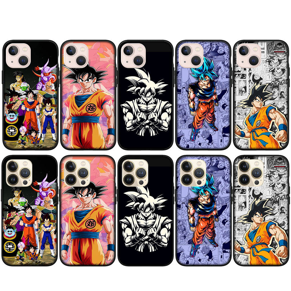 Для iPhone 15 14 Xiaomi Redmi Note 13 12 11 10 Pro Max X 8 9 XR Samsung Galaxy S24 S23 A15 13C Huawei OPPO Прекрасный чехол для телефона Dragon Ball Goku Super