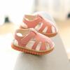 Summer New Styles of Sandals, Walking Shoes, Soft-soled Anti-slip Baby Shoes with Toe Caps, and Sandals for Boys and Girls