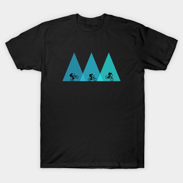Asian Size Men Print T-shirt Mountain Bike Mtb Cycling Gift Cyclist Mountain Biking No-Cut Heat Transfer Print Cotton Tshirt