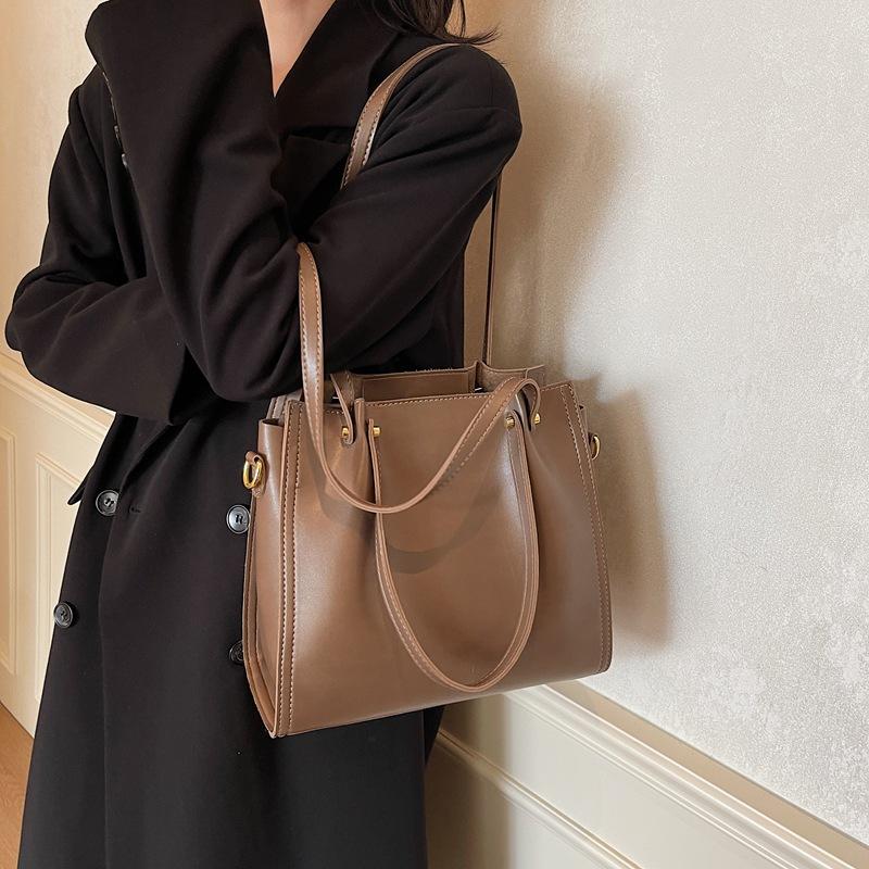 Новая популярная сумка женская большой вместимости для поездок на работу сумка для мамы женская портативная на плечо сумка-тоут