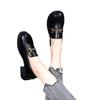 Shoes Women's Spring and Autumn New Women's Shoes Versatile Small Leather Shoes One Pedal Soft-soled Single Shoes