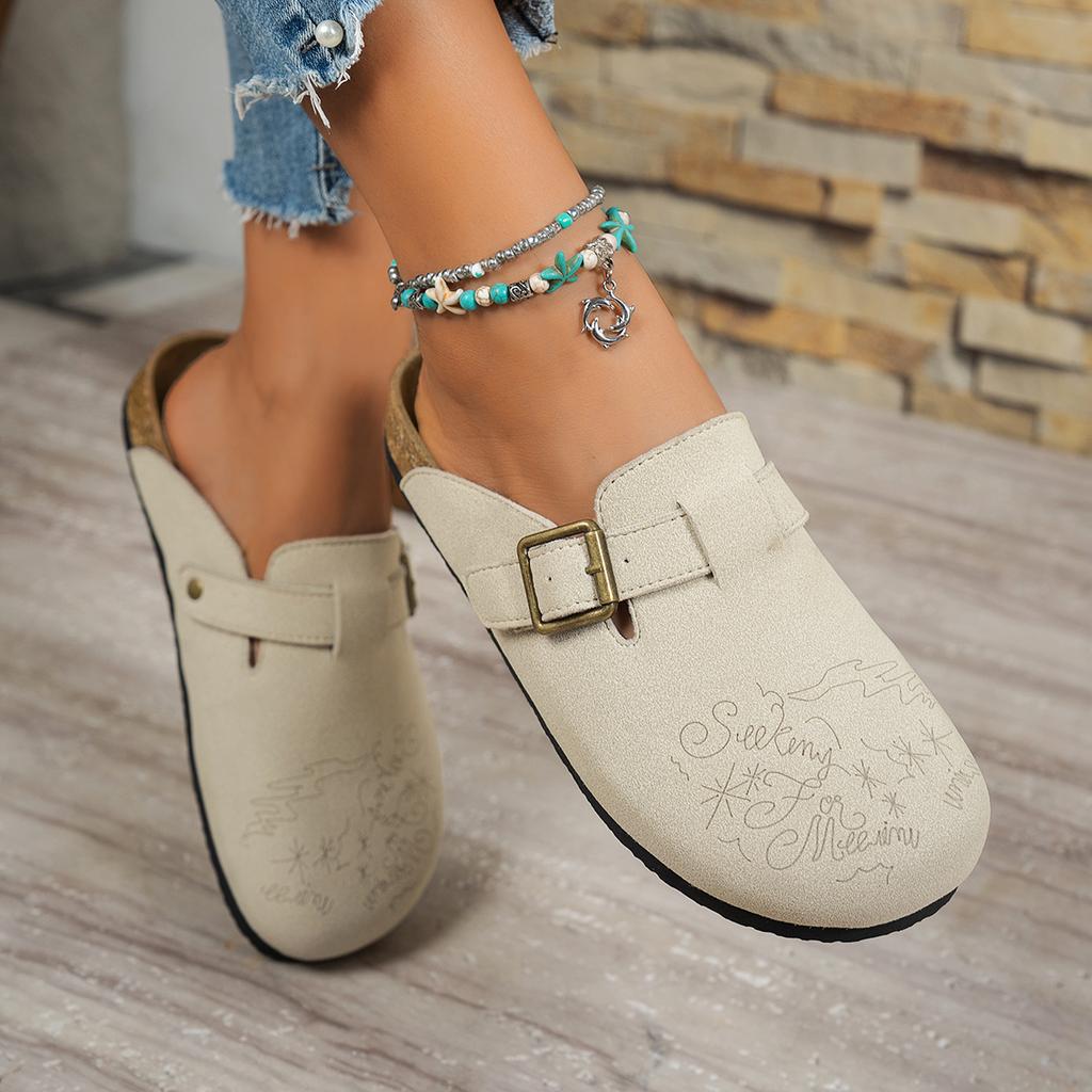 Women Slippers Lightweight Round Head Couple Slippers Women Outdoor Casual Sandals Fashion Platform Baotou Shoes Slides Women
