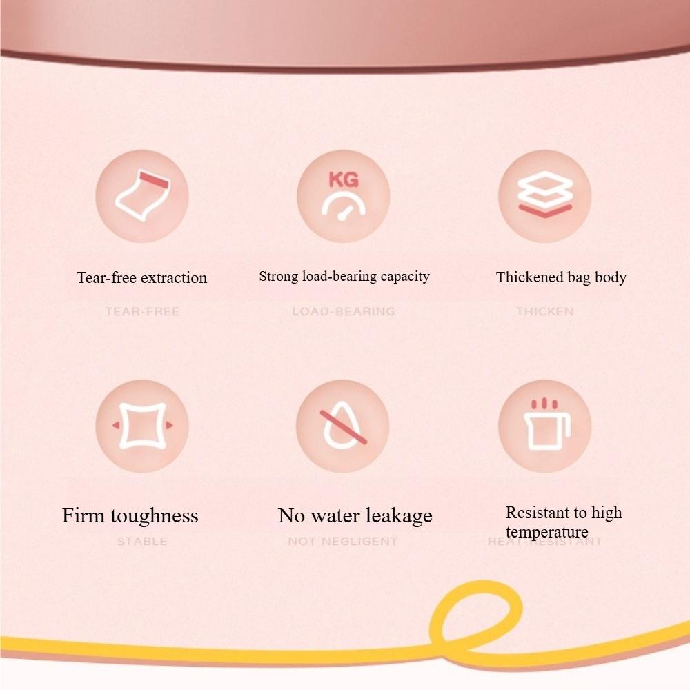 New Tear-Resistant Drawstring Garbage Bags Thickened Plastic Handheld for Kitchen/Dorm/Bathroom Home Use RQSL-WM-0066-51