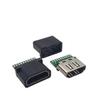 Зажимной HDMI-разъем 19P (мама) с оболочкой и печатной платой