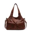 Stylish Women's Large Capacity Tote: Versatile Crossbody Motorcycle Handbag