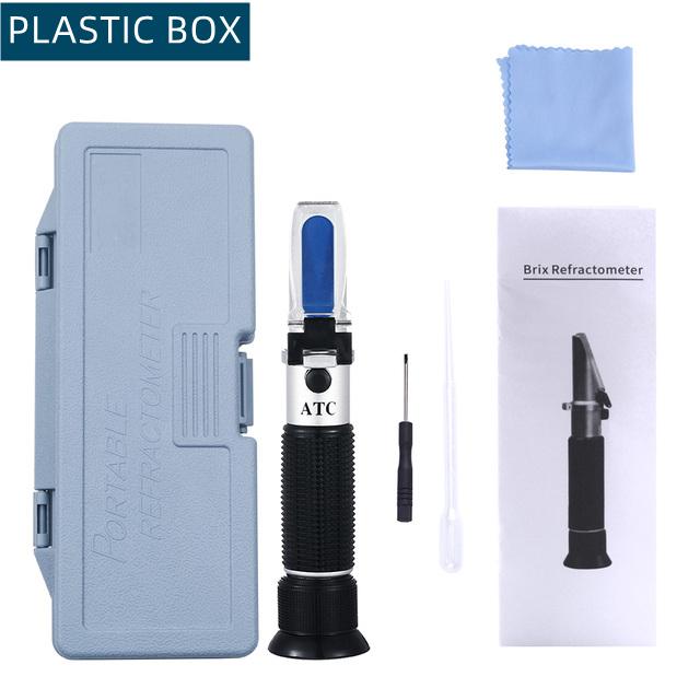 Ручной рефрактометр для измерения спирта, диапазон измерения 0-80% ATC, тестер спиртных напитков, тестер содержания вина, опционально