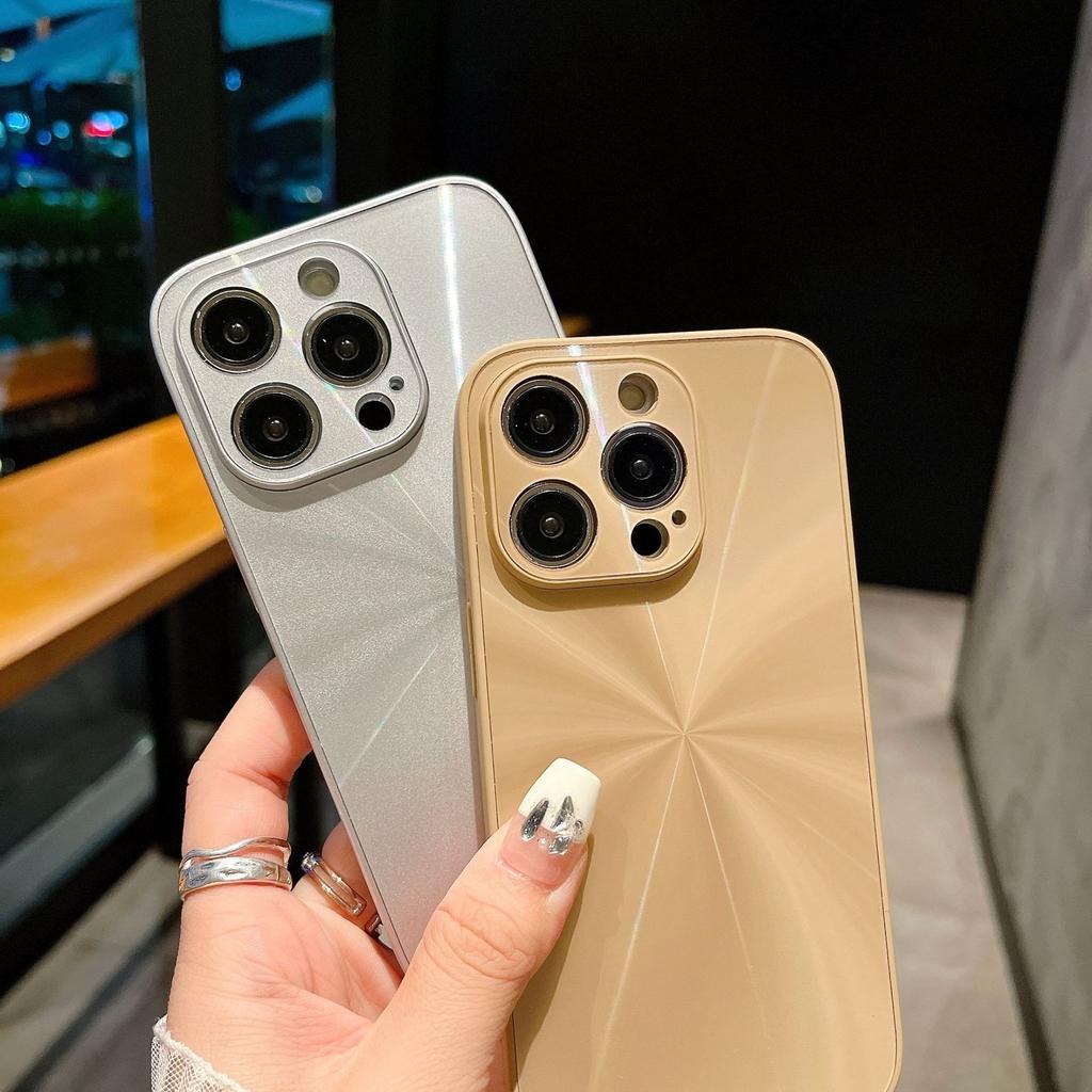 Лазерный переливающийся узор Aurora CD, Подходит для чехла для телефона Apple 14promax, IPhone15 Полная защита от падений 14