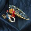 Peacock Trinket Box Animal Figurine Decorative Collectible Jewelry Organizer for