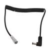 2Pin Spring Power Cable Plastic DC Camera Spring Power Supply Cord Replacement Accessory for BMPCC 4K 6K