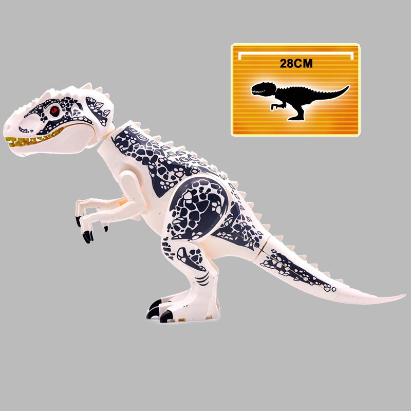 Мир Юрского периода 2 фигурки динозавров Tyrannosaurus Rex Indominus Rex I-Rex Indoraptor строительные блоки детские игрушки совместимы