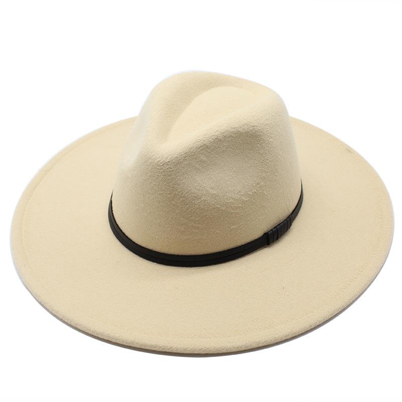 Шерстяная шляпа-цилиндр в стиле джаз с большими полями, 9,5 см, для мужчин и женщин, персиковый топ в форме сердца, черный цилиндр, фетровая шляпа