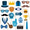 Fathers Day Photo Prop Party Decor With Paper Materials For Themed Celebrations