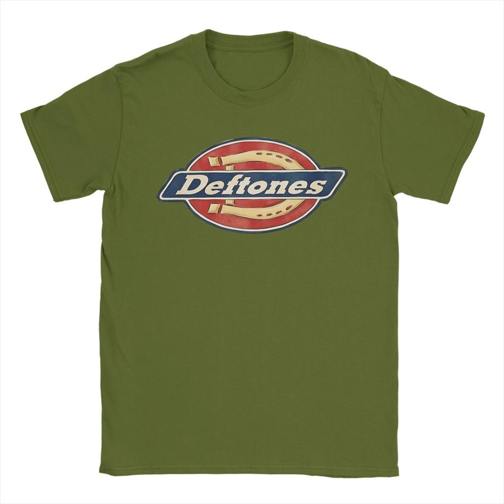 Deftones Parody Drawing TShirt Harajuku TShirts ShortSleeved Streetwear Tshirt Beach Cotton Oversize Top Tees