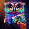 DIY Diamond Painting For Adults Kits Animal Owl Full Round Diamond Embroidery  Cross Stitch Home Decor 40x40cm/16x16inch