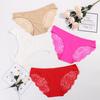 Women's Sexy Lace Panties Seamless Panty Briefs Underwear Breathable Hollow Triangle Underpants