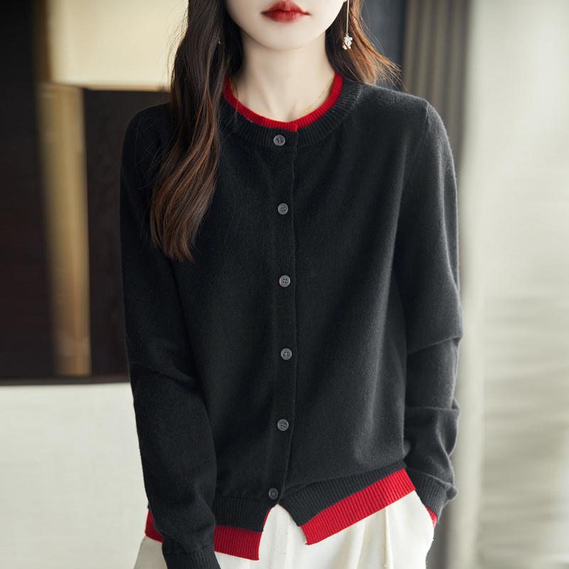 ZANZEA Женские повседневные кардиганы с круглым вырезом и длинными рукавами на пуговицах