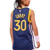 Nike НБА Голден Стэйт Уорриорз Карри 30 Сезон Новая Джерси Спортивная Дышащая с Принтом Букв Детская джерси Синяя 3Y2B7BXJP-WARSC