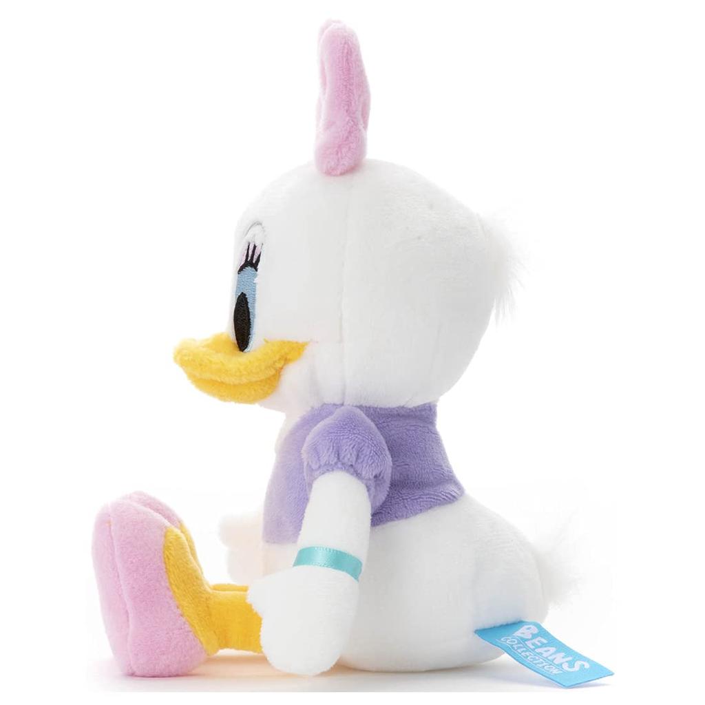 Disney Character Washable Beans Collection Daisy Duck Plush Toy, Approximately 21cm Tall