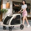 Bosimao Extra Large Foldable Pet Stroller for Big Dogs and Multiple Pets