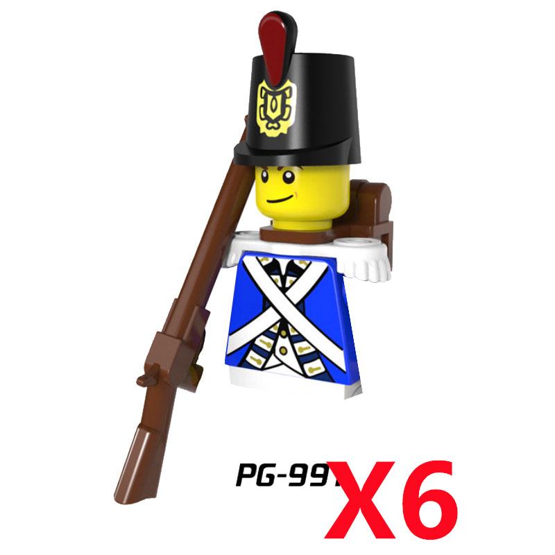 Средневековый Солдат Рыцарь Фигурка MOC Строительный Блок Зеленый Дракон Замок Пехота Орки Пират Римская Кавалерия Оружие Игрушки Подарки D122