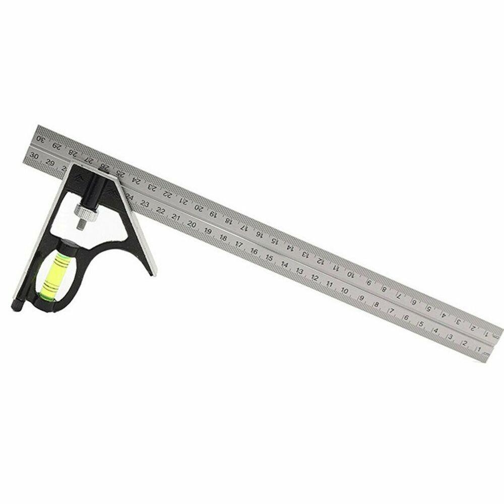 300mm Right Angle Engineers Angle Square Try Square Angle Ruler Combination Square Rule