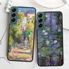 Чехол для телефона Claude Monet Garden Lotus Bridge для Samsung A02 A03 A03S A04 A04S Galaxy A55 A35 A25 A15 S10 Lite A9 A8 A7 A6 Plus A