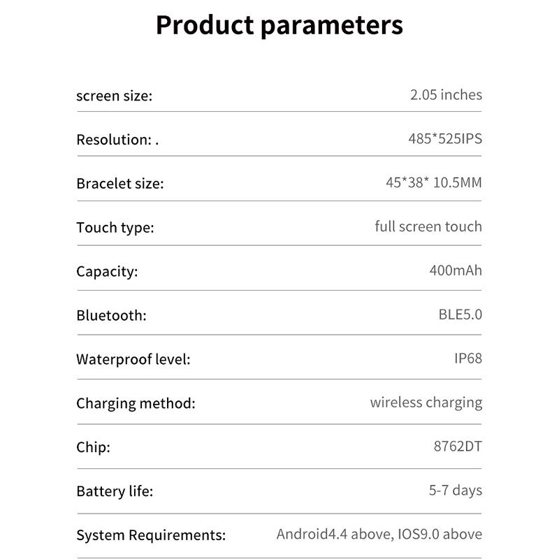 Смарт-часы для женщин Ultra Series 9, умные часы с NFC для мужчин, BT Call, водонепроницаемая, с беспроводной зарядкой, 2,05-дюймовый экран для часов 9
