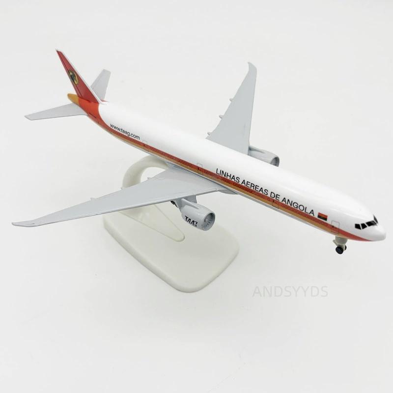 20cm Angola Airways B777 1/400 Scale Diecast Alloy Airplane With Landing Gear Model For Home Collection Hobby Gift Aviation