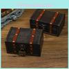 Wooden Storage Retro Box For Jewelry And Accessories With Classic Gift Design