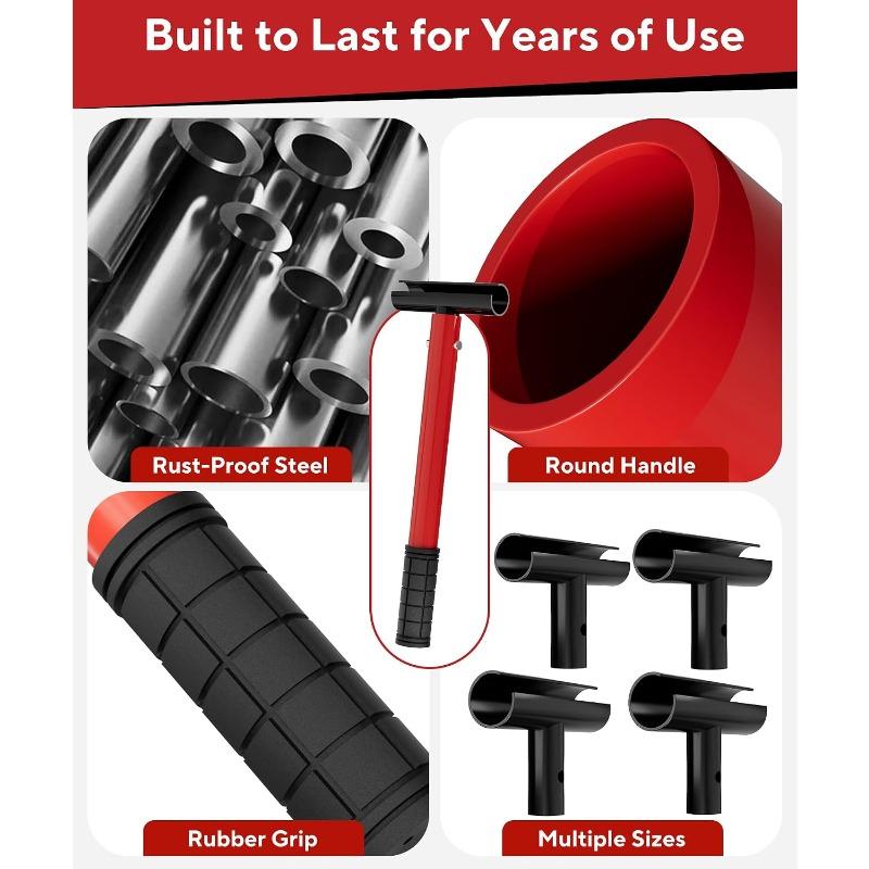 Door Hinge Adjustment Tool: 4-in-1 Heavy Duty Hinge Gap Adjuster, 0.55-0.98inch Gap Adjusting Wrench fit Residential/Commercial Hinges,ErgonomicRubber