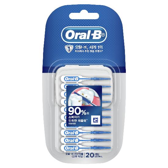 Чувствительные десны Oral-B межзубной ершик резиновый тип I-образный 20 шт. (случай предусмотрен)