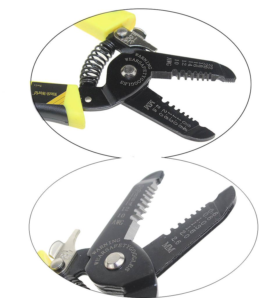 7inch 8 Inch Portable Multifunctional Household Cable Wire Stripper Pliers Crimper Cutter Tool 0.9-6mm2 Cable Cutter Garage Tool