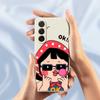 For Samsung Galaxy A36 5G Case Cute Kid Pattern Printing Straight Edge TPU Phone Back Cover