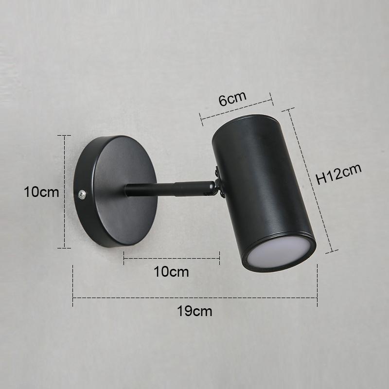 Modern Decoration Adjustable Angle Led Wall Lamps Lighting Vintage Home Vanity Light Fixture Sconce Lamps Gold Metal Iron Light