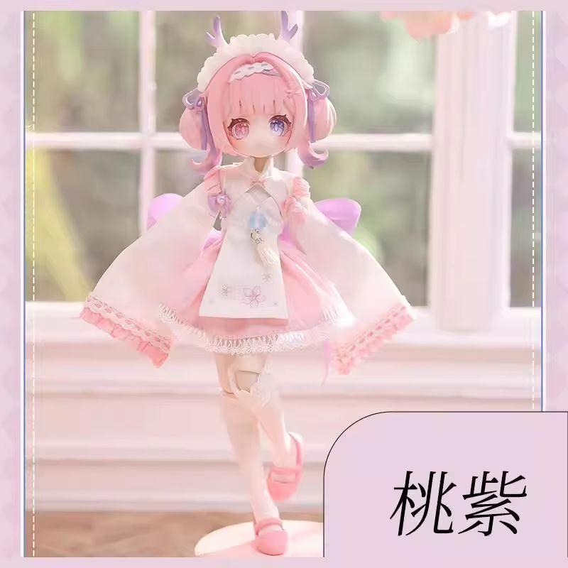 In Spot Meki Blind Box Handmade Heart Bjd Blind Box Doll 1/12 Mobile Doll Decoration Cartoon Doll Collection Birthday Gift