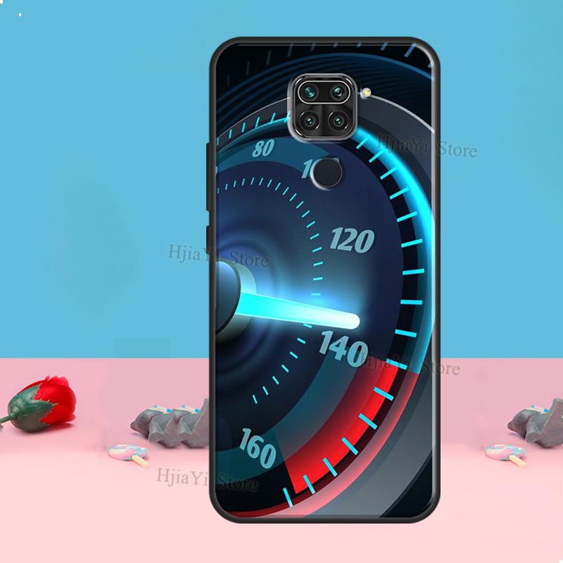 Speedometer Car Case For Redmi Note 8 9 10 11 12 Pro Plus 10S 11S 12S Cover For Redmi 9C 10A 10C 12C Coque
