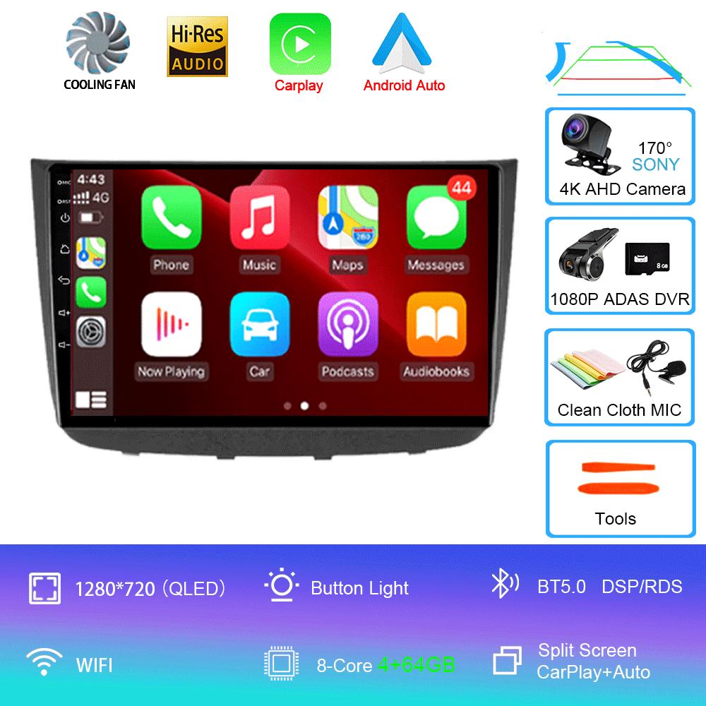 Android 14 Auto Carplay Car Radio Multimedia Player For Mercedes-Benz Vito 2 W639 Viano 2 2003 - 2015 Navigation GPS 4G+WIFI BT