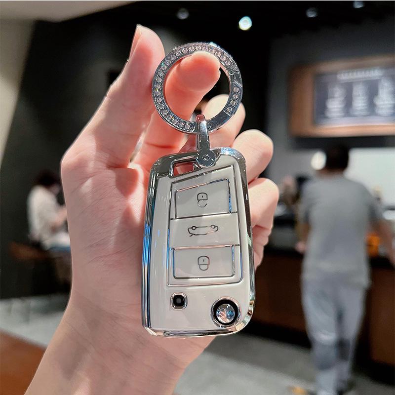 Чехол для ключа Volkswagen для Lavida, Sagitar, Tayron X, Golf, Lamando, Passat, Magotan, Tiguan L