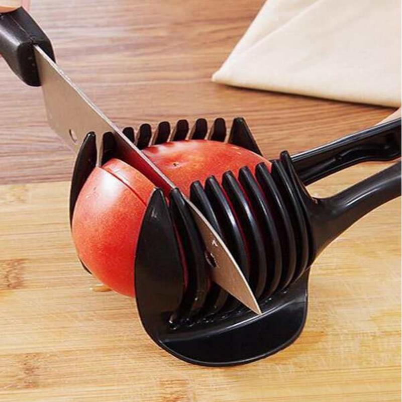 Пластиковые ломтики картофеля, измельчители томатов, инструменты для фруктов и овощей, держатель для резки лука и лимона