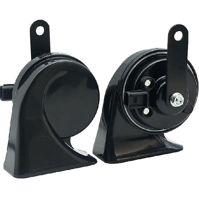 Car Horn Kit For Ford Chevrolet Tesla Jeep Ram GMC,12V Loud Waterproof Auto Horn, High Low Dual Tone 126Decibel, Replacement For Ford (1 Connector)