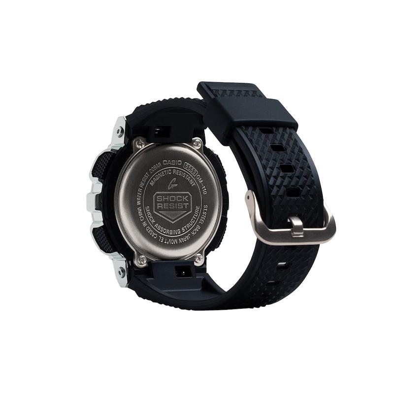 Casio Водонепроницаемые 200 м модные кварцевые часы с ремешком из смолы японские и корейские часы для мужчин и женщин черный циферблат GM-110-1ACR