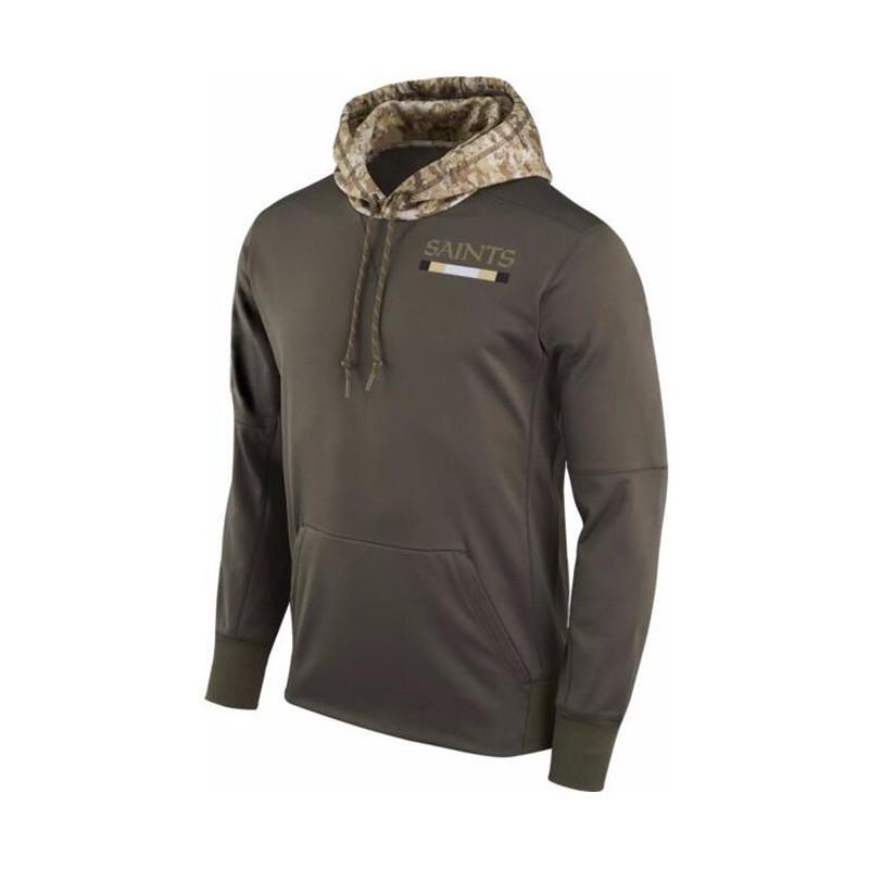 Mens NFL Hooded Sweatshirt Casual Sportswear Long Sleeve Loose Fit Printed Pullover