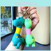 Adorable Retractable Dinosaur Keychain Cute Cartoon Design For Kids And Adults