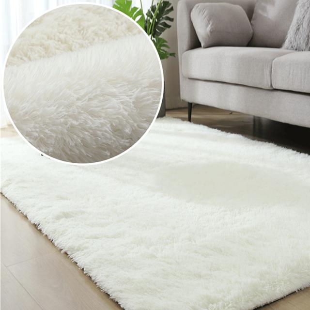 Delicate Keep Warm Home Decor Carpets For Windows And Bedsides Fluffy In The Living Room Household Plush Fashion Carpet 