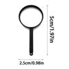 12pcs Mini Magnifying Glass Office Study School Portable Supplies for Newspaper Magazine Reading Outdoor Nature Observation XJM