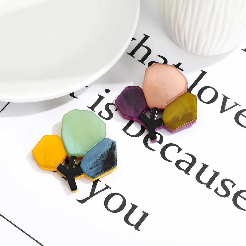 Korean New Wholesale Niche Acrylic Tree Branch Brooch, Personalized Classic