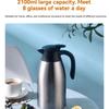 2L Household Insulation Kettle Thermal Coffee Stainless Steel Thermos Bottle Large Capacity Inner Leakproof Insulation Water Pot