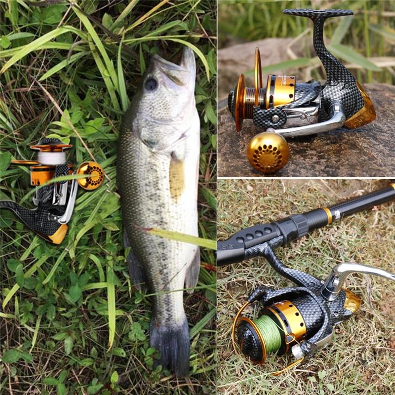 Рыболовные катушки 12 + 1BB Спиннинговая катушка Ультра гладкая левая и правая спиннинговые рыболовные катушки Морская катушка