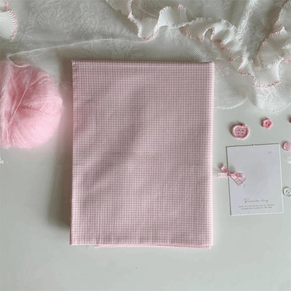 DIY Floral Check Cloth 145x100cm Sewing Cloth Ins Digital Print Fabric  For Home Wear