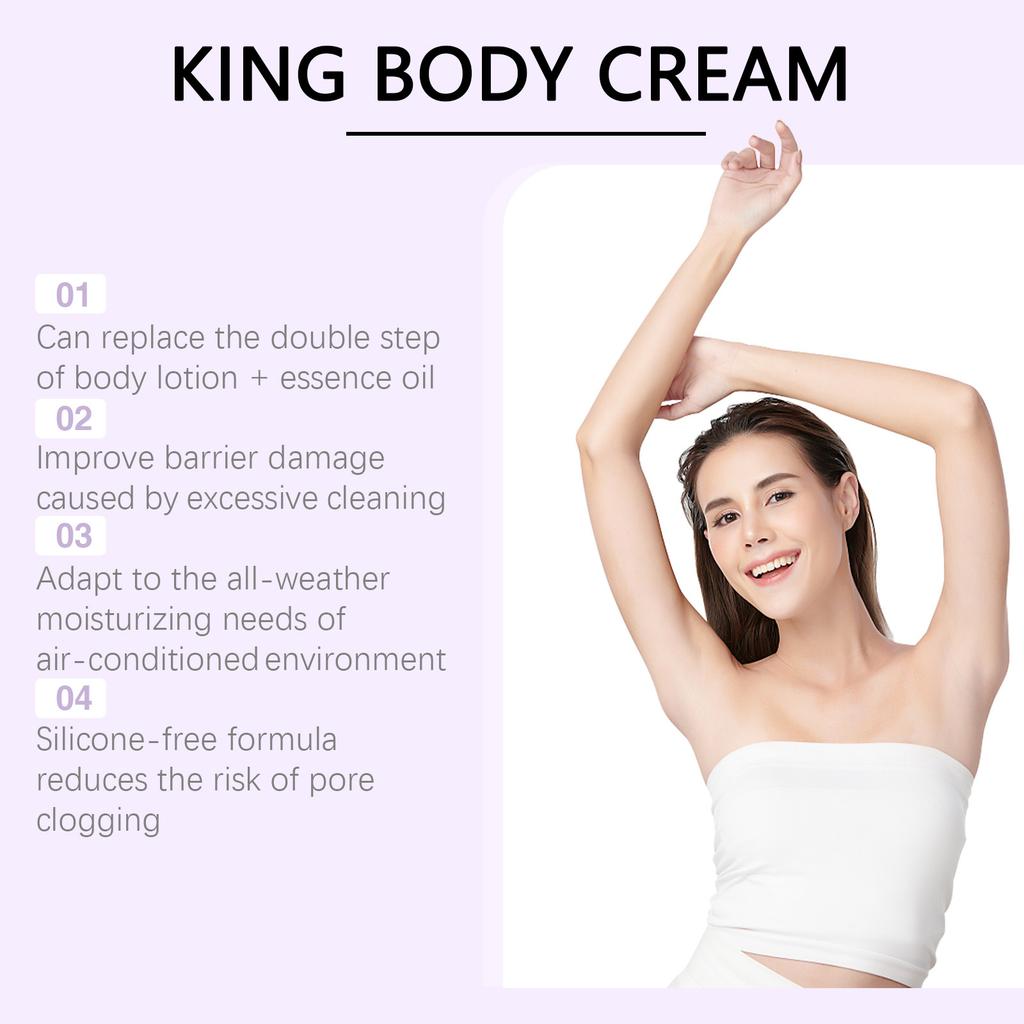Shea Butter Body Cream Moisturizing Nourishing Hydrating for All Skin Types Daily Care Soft Smooth
